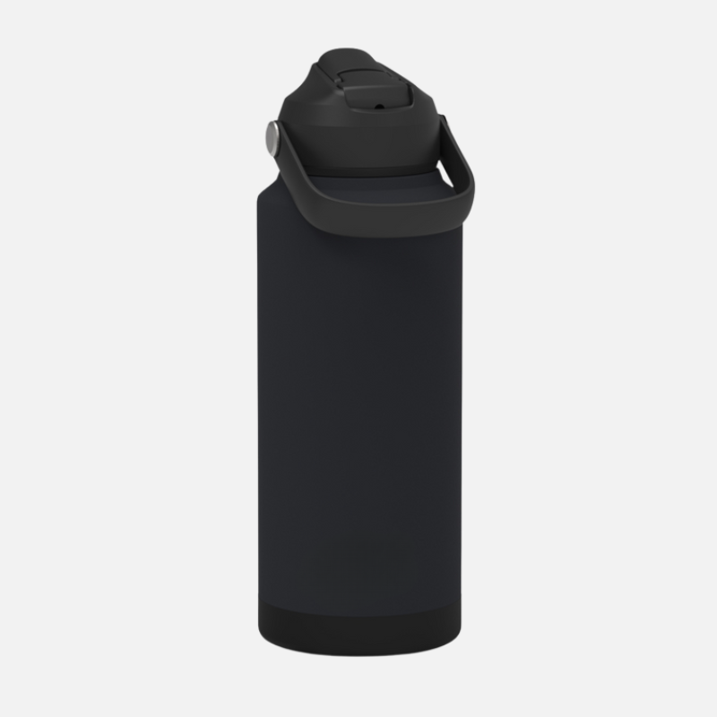 946 ml Gourde Isotherme en Inox avec Paille et Bouchon Pipette