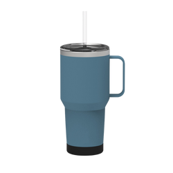 35 oz Gobelet Isotherme en Acier Inoxydable avec Paille et Poignée